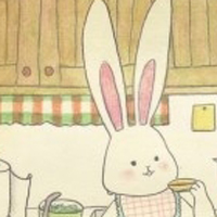 小兔子头像简笔画